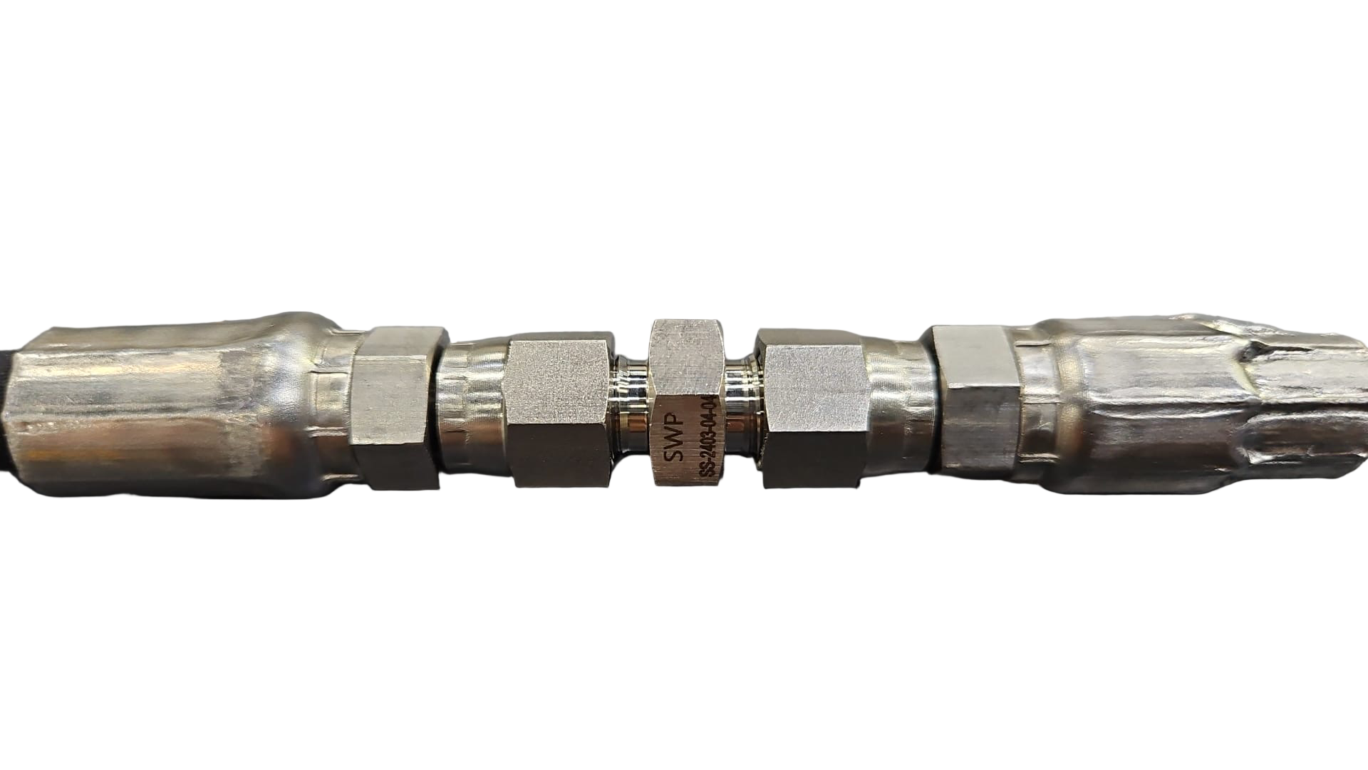 1/4 JIC Male to 1/4 JIC Male - Hose Extension Fitting
