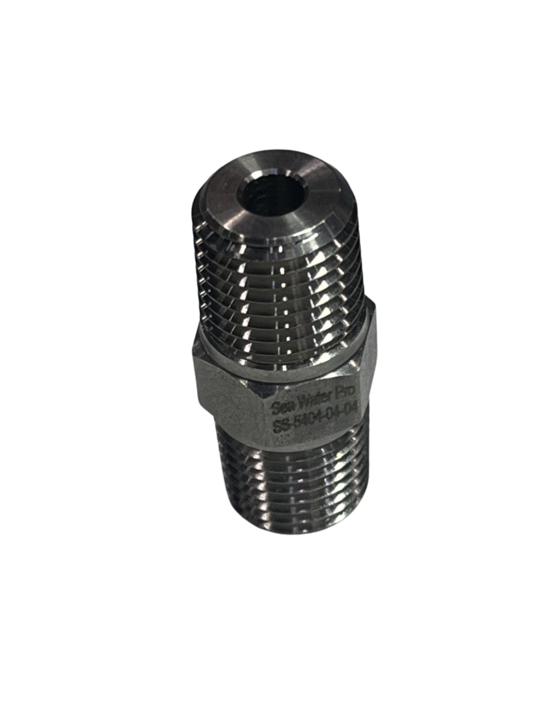 Fitting: 316 stainless 1/4 male to male (1)