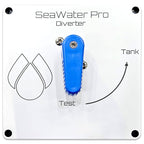 3-way sampler diverter water valve panel front