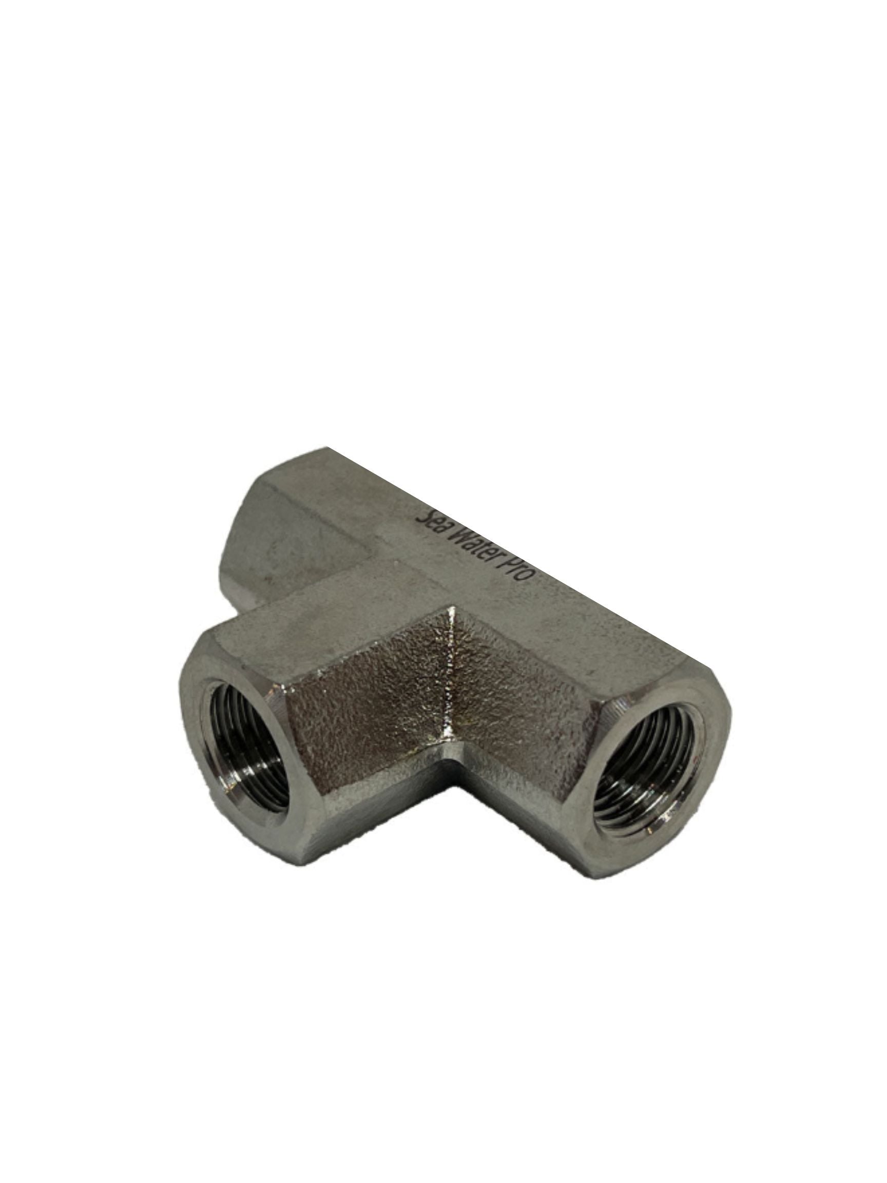 Fitting: NPT 1/4" x 1/4” x 1/4” female for high pressure hose (1)