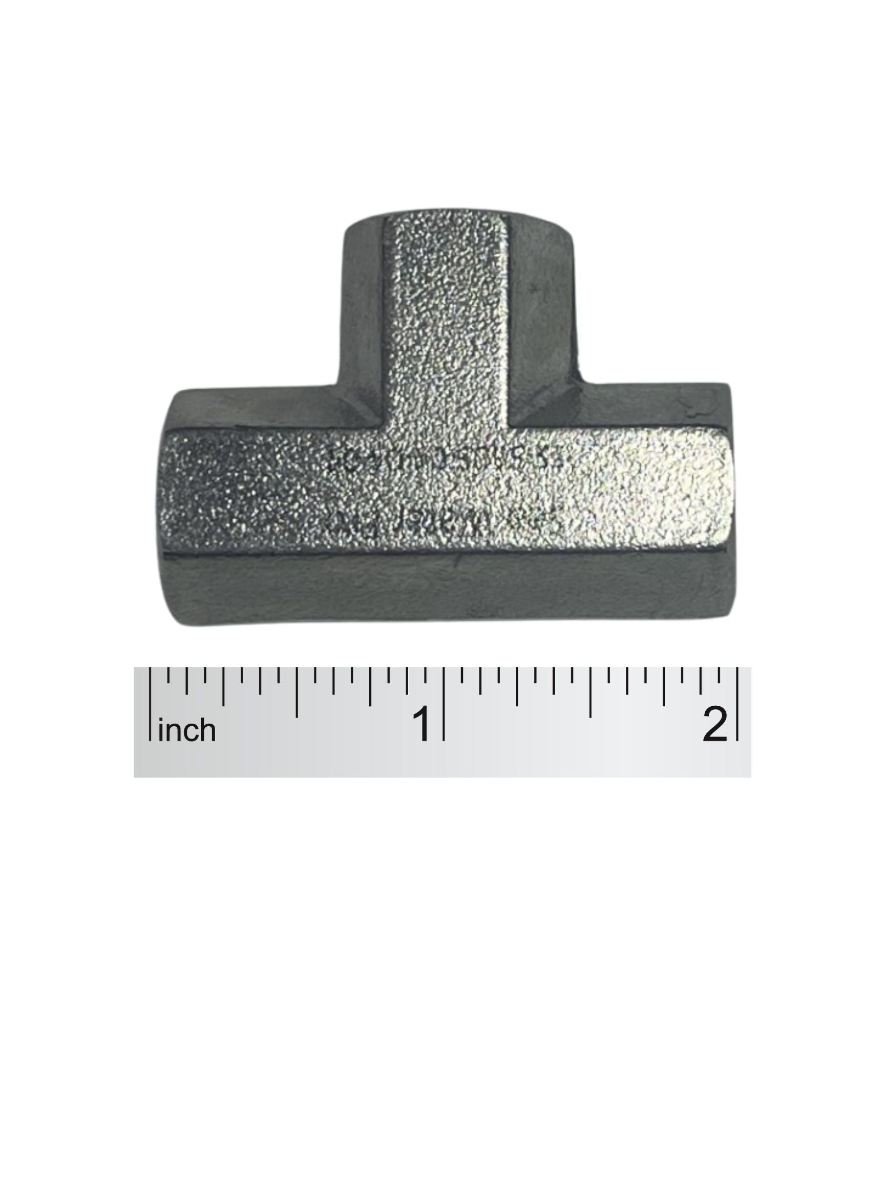 Fitting: NPT 1/4" x 1/4” x 1/4” female for high pressure hose (1)