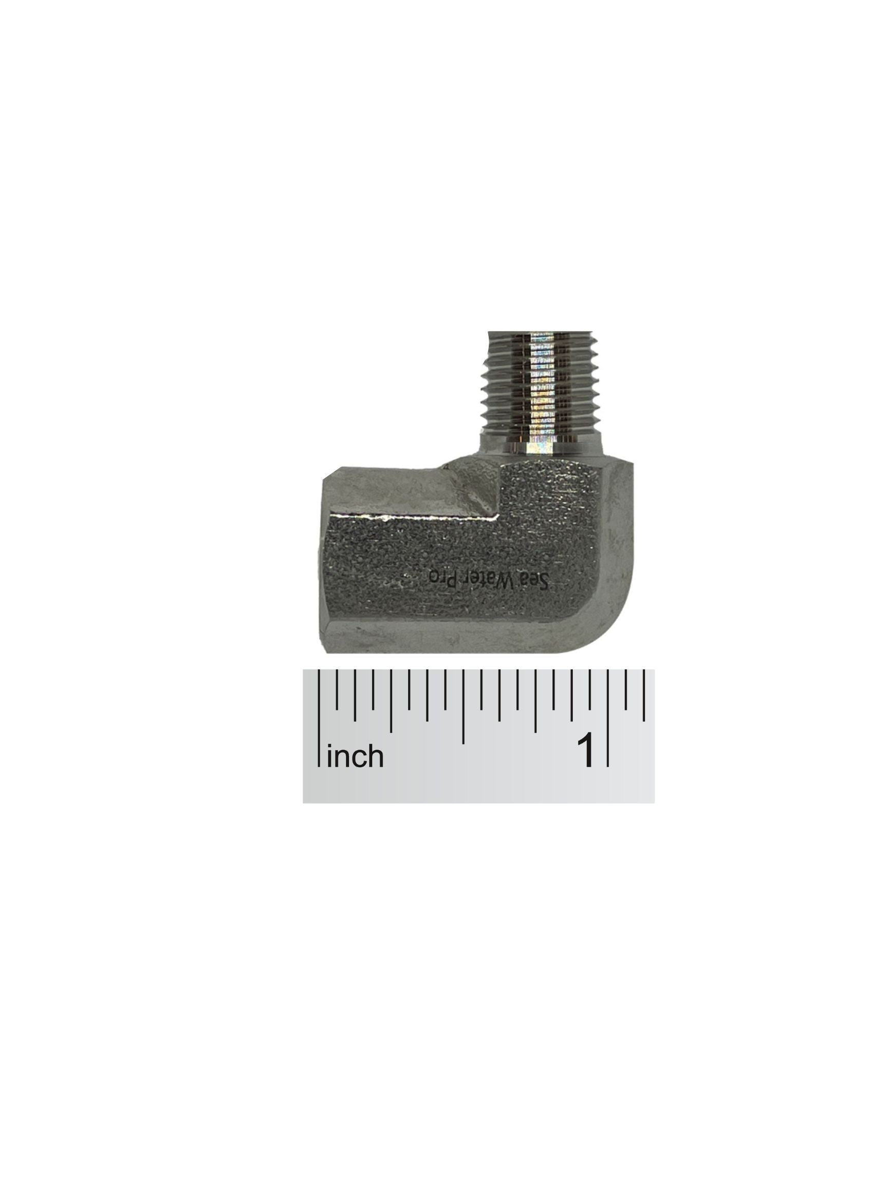 Fitting: Street Elbow, 1/4" Male NPT x 1/4" NTP Female, 90°, 316 stainless steel (1)
