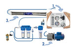 Watermaker: DC 12 Volt, 600 Watts, 17 GPH Single Membrane