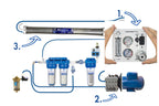 Watermaker: DC 24 Volt 600 Watts, 17 GPH Single Membrane