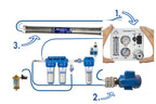 Watermaker: DC 24 Volt 600 Watts, 17 GPH Single Membrane