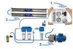 Watermaker: AC 110/220 Volt 970 Watts, 40 GPH Dual Membrane
