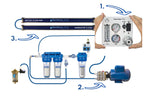 Watermaker: AC 110/220 Volt 970 Watts, 40 GPH Dual Membrane