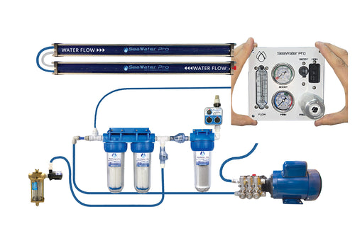 Watermaker: AC 110/220 Volt 970 Watts, 40 GPH Dual Membrane