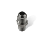 Fitting: NPT 1/4" Male x 3/8" JIC Male - 316 SST straight high pressure hose fitting