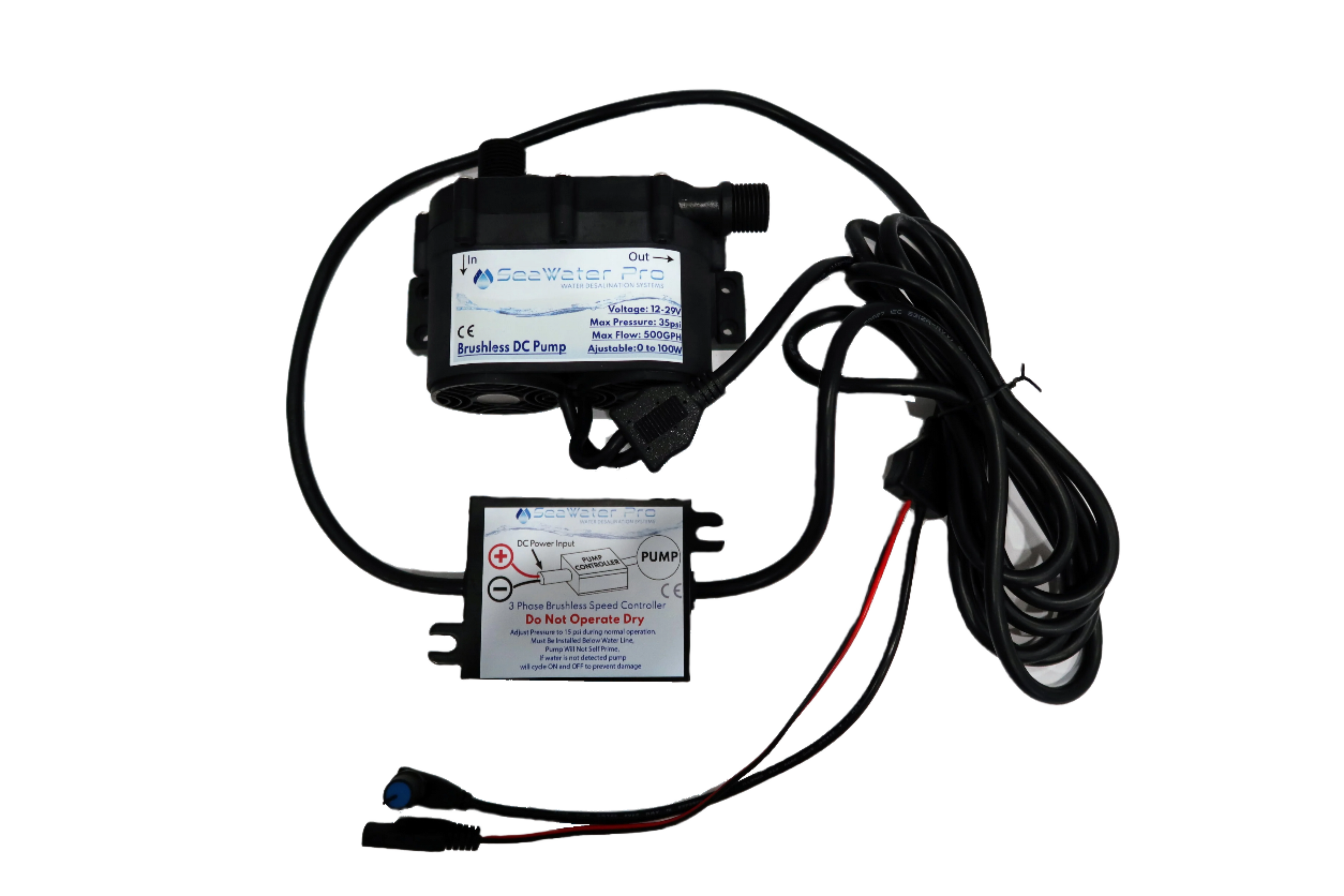 Spare Boost Pump, Two stage, 30 psi, 500 GPH (1)