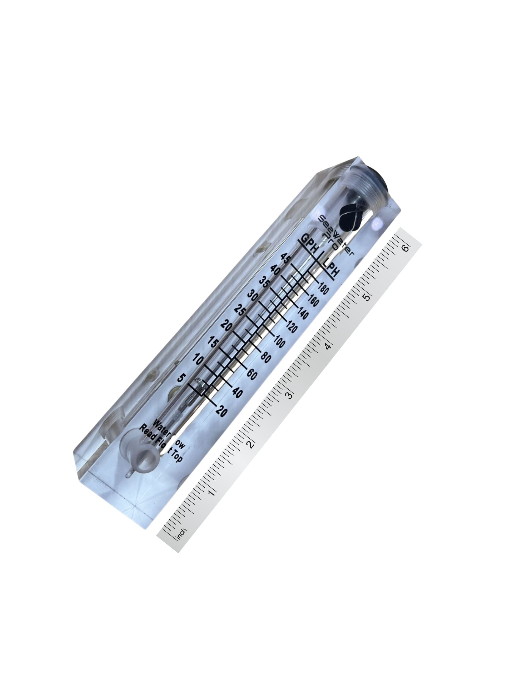 Flow Meter 6.5" 0-40 GPH for 8x8 Panel