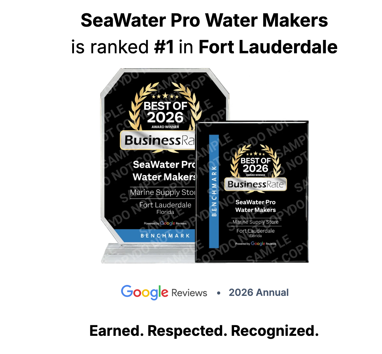 SeaWater Pro Watermakers is ranked #1 in Fort Lauderdale.