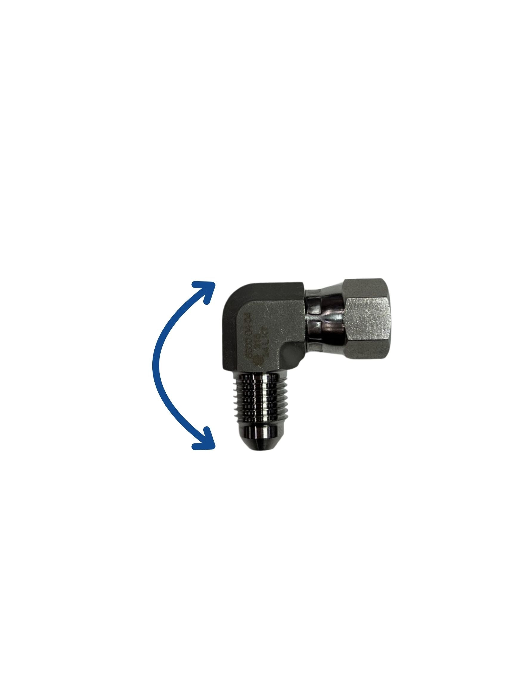 JIC -4 90° Swivel Fitting