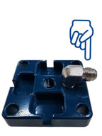 Fitting: Elbow 1/4" NPT Male  x 3/8" JIC male for high pressure hose (1)