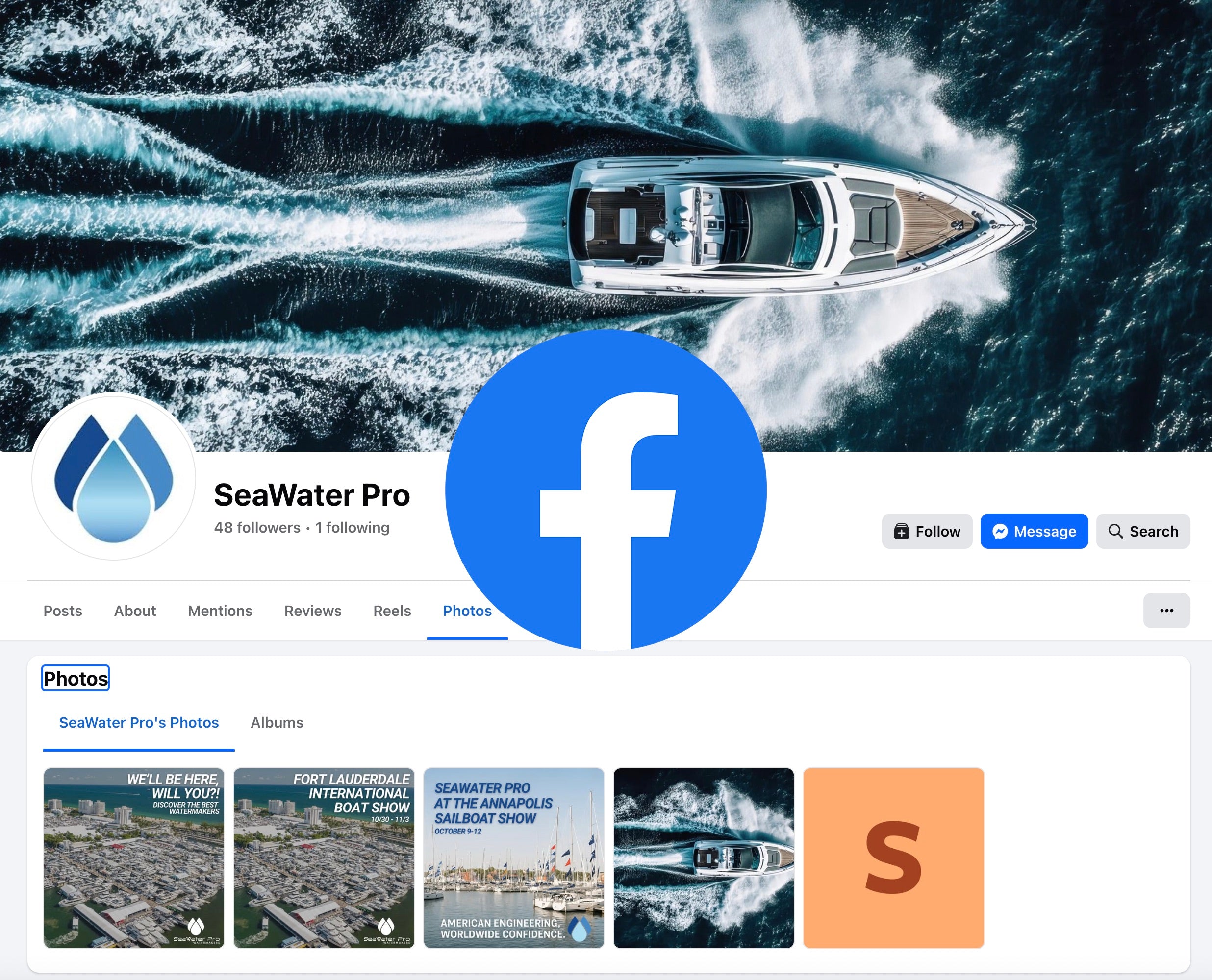 SeaWater Pro Facebook