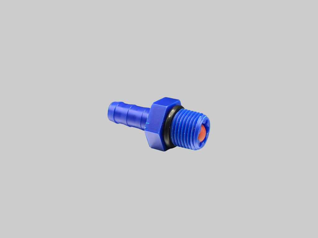New Ver 2 Check Valve, Machind,1/2" barb x 1/2" NPT male