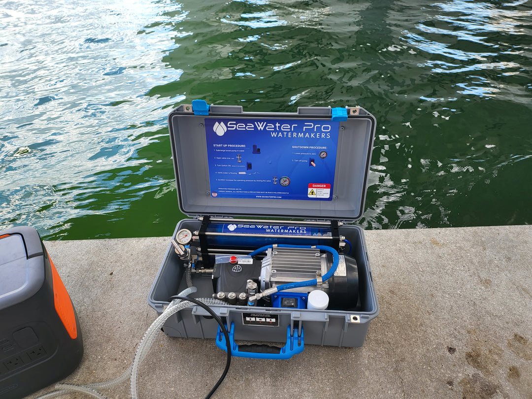 Portable Water Maker Lithium Powered 2 | SeaWater Pro