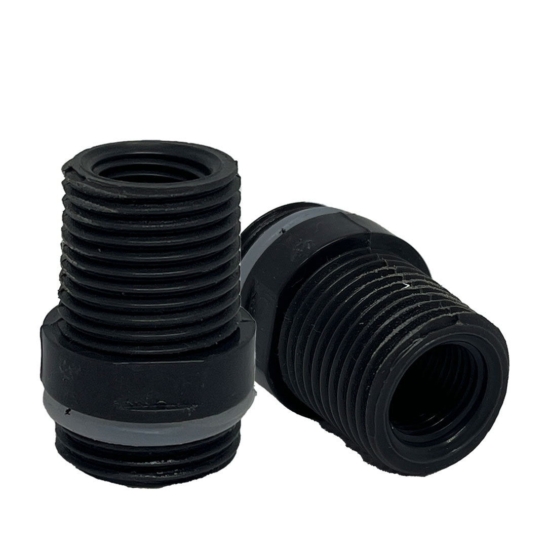 Fitting: flow meter adapter (1)