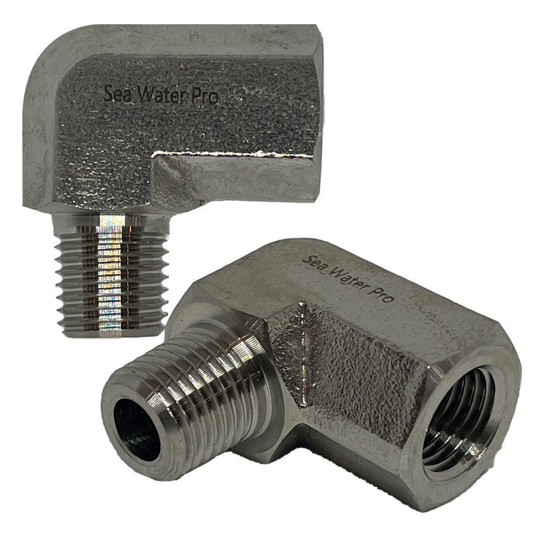 Elbow Fitting, 1/4", 90°, 316 stainless steel