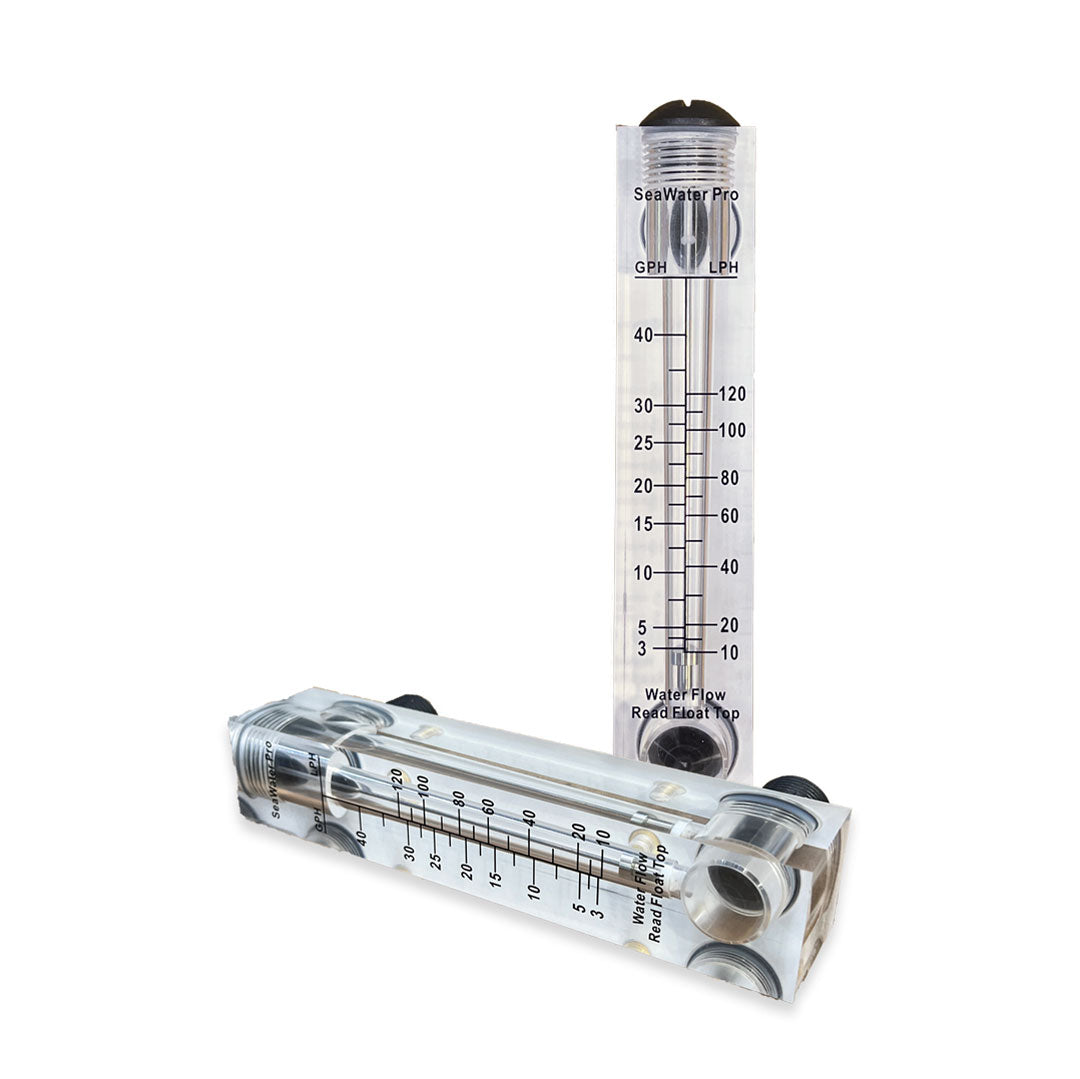 Flow Meter 6.5" 0-40 GPH for 8x8 Panel