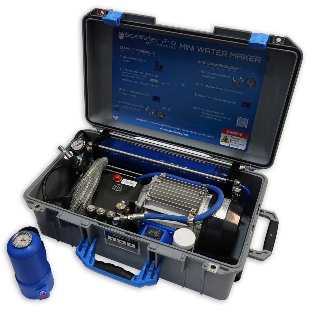 Portable Water Maker Mini AC Powered Case | SeaWater Pro
