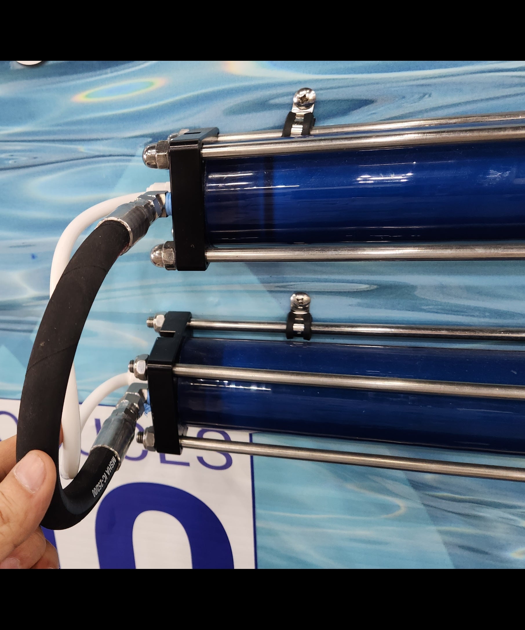 Membrane housing mounting clamps (3)